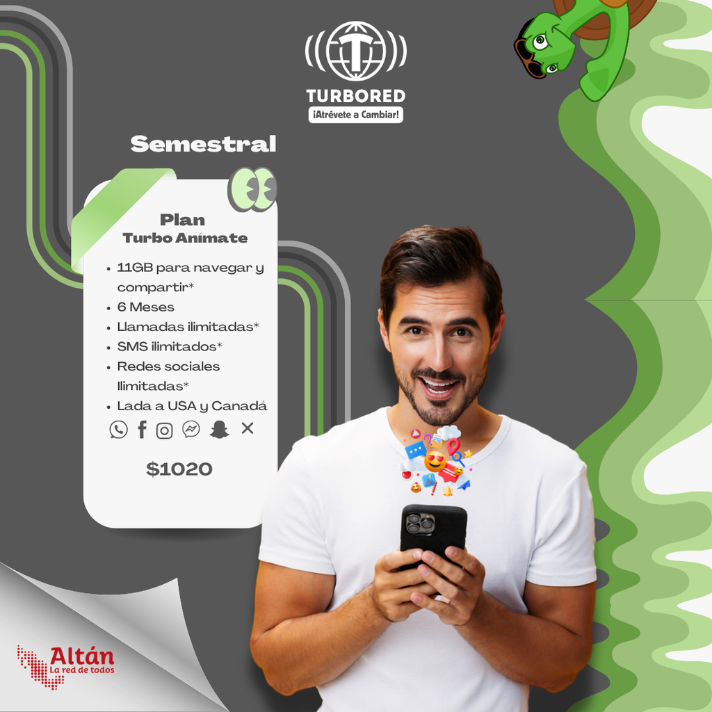 Activación Plan Semestral Turbo Anímate