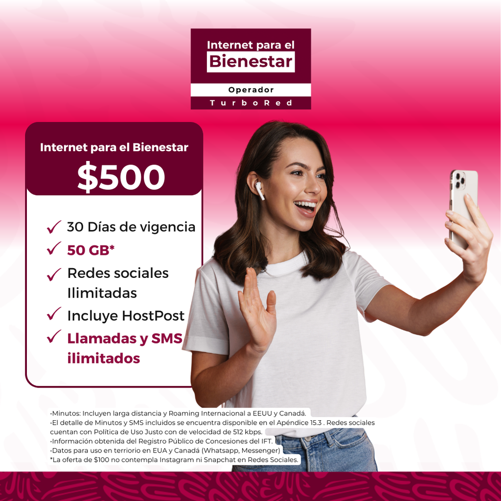 Plan Prepago  30 Días 50 GB IPB (Activación 2025)