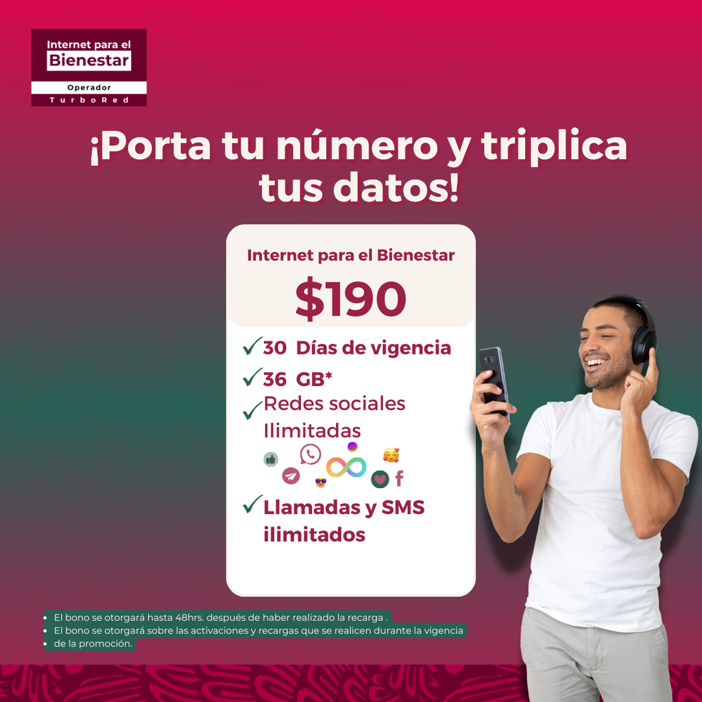 Plan Prepago  30 Días 12 GB IPB (Activación Promo Portabilidad 2025)