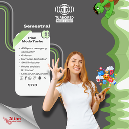 Activación Plan Semestral Modo Turbo