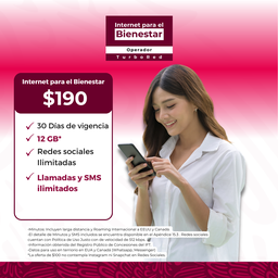 Plan Prepago  30 Días 12 GB IPB (Activación 2025)