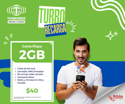 Disfruta Recarga 3 días, 2GB (comparte)