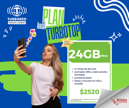 Disfruta de 12 meses ,  24GB (Comparte)